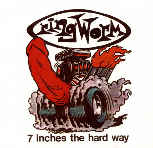 RINGWORM "Seven Inches The Hardway" 7" (Rat Town) Black Vinyl